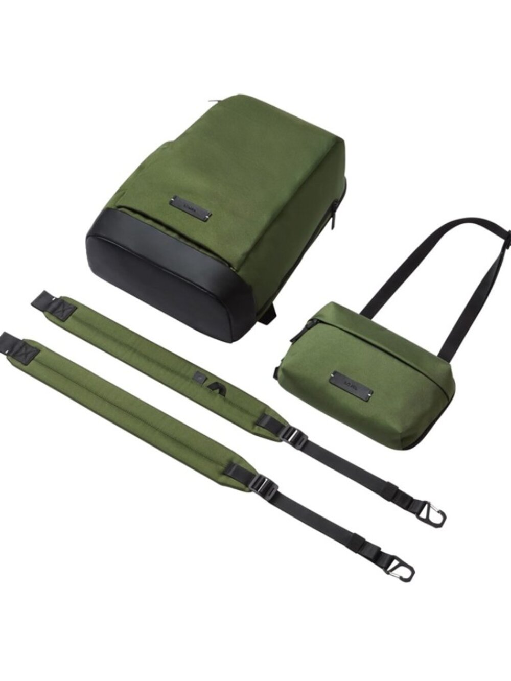 Logel Eblo All Day Set Everyday Travel Convertible Backpack Color: Trail Green